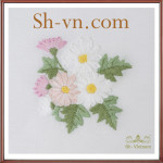 Mẫu thêu khăn trải bàn 'Mẫu thêu 1724'