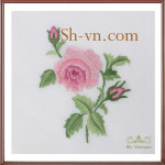 Mẫu thêu khăn trải bàn 'Mẫu thêu 1741'