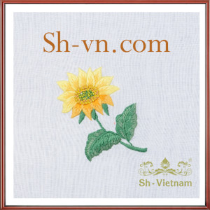 Mẫu thêu khăn trải bàn 'Mẫu thêu 1754'