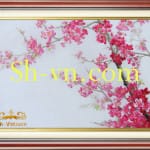 Tranh thêu bảo lộc 'Tranh thêu tơ tằm Sh 4131'