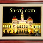 Tranh thêu tay tohcm Tòa nhà Ủy ban nhân dân TPHCM 3064