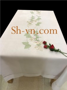 Khăn trải bàn hình chữ nhật 'Họa tiết Trúc vương (781)'