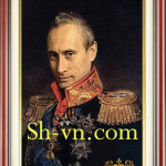 Tranh thêu tay chân dung 'Tổng thống Vladimir Putin 2522'
