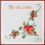 Khăn trải bàn hình chữ nhật 'Họa tiết thêu đẹp 601'