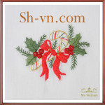 Khăn trải bàn hình chữ nhật 'Họa tiết thêu đẹp 603'