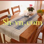 Khăn trải bàn hình chữ nhật 'Họa tiết thêu đẹp 640'