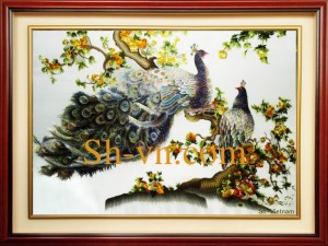 Tranh thêu Sài Gòn 'Công ngọc lan' Tranh thêu Sài Gòn 'Công ngọc lan'