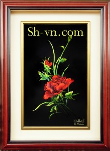 Tranh thêu Sài Gòn 'Sắc hồng tình yêu' (89) Tranh thêu Sài Gòn 'Sắc hồng tình yêu' (89)