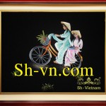 Tranh thêu tay tại TPHCM 'Việt nam ơi 055'