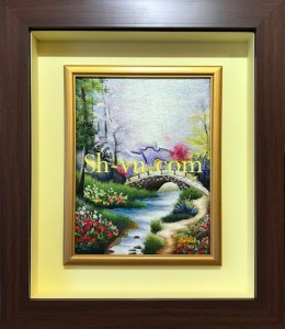 Tranh thêu tay đẹp 'Bên kia kỷ niệm' (701)