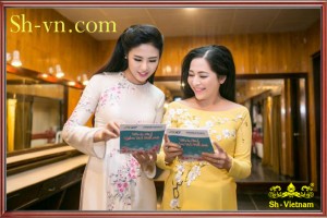 Áo Dài Cách Tân Thêu Tay ‘Mẫu thêu hoa (213)’