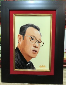 Tranh thêu chân dung 'Giám đốc người Hàn Quốc' (5652)