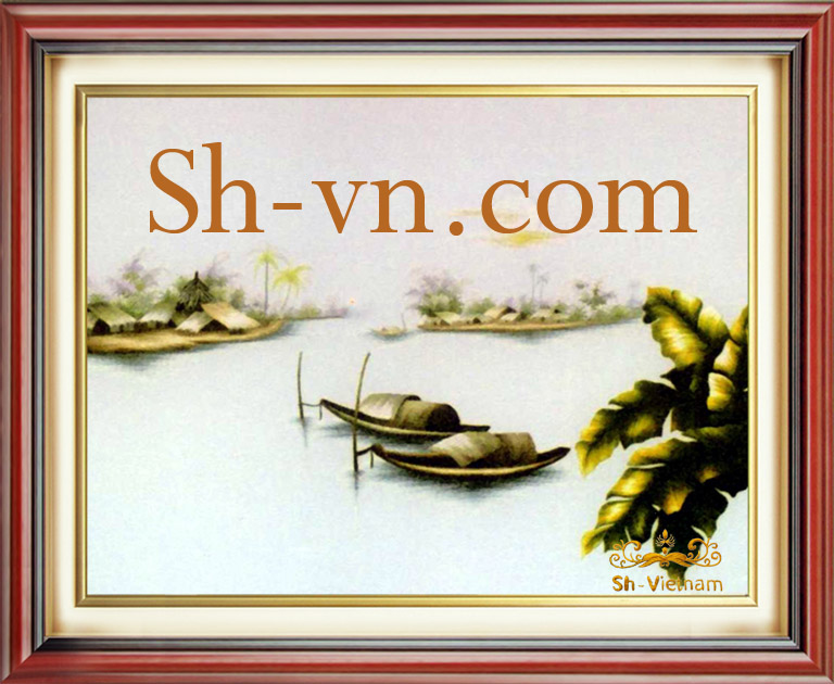 Tranh thêu tay tại TPHCM 'Quê hương 237' Tranh thêu tay tại TPHCM 'Quê hương 237'