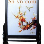 Tranh-theu-tay-hoa-dao-Đánh thức mùa xuân 1 ̣(voan) - SHVN 1046 6