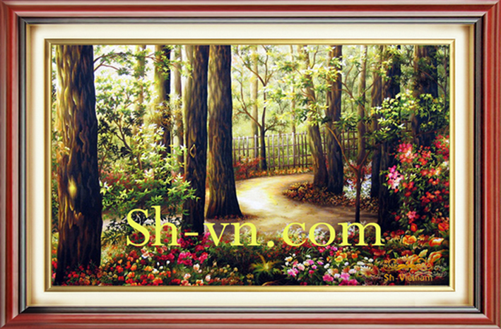 Tranh thêu Nha Trang 'Rực rỡ nắng hè (421)' Tranh thêu Nha Trang 'Rực rỡ nắng hè (421)'