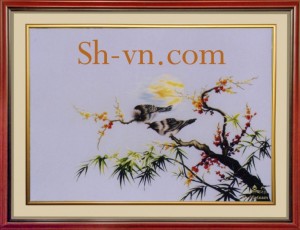 Tranh thêu tay Nha Trang 'Tình xuân' (15)