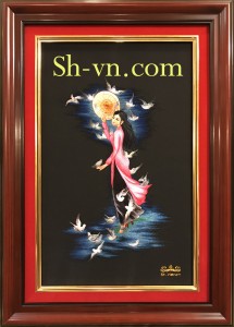 Tranh thêu quê hương 'Việt Nam ơi (12)'