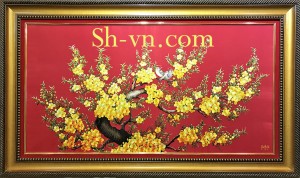 Tranh treo phòng khách 'Đánh thức mùa xuân (59)'