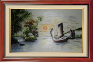 Tranh treo phòng khách 'Thuận buồm xuôi gió (15)' Tranh treo phòng khách 'Thuận buồm xuôi gió (15)'