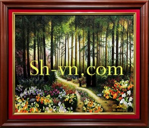 Tranh treo phòng khách 'Đồi Thông (35)' Tranh treo phòng khách 'Đồi Thông (35)'