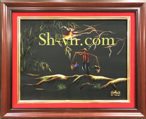 Tranh treo phòng khách 'Tình mẹ (04)' Tranh treo phòng khách 'Tình mẹ (04)'