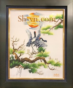 Tranh treo phòng khách 'Hạnh phúc đầu xuân (644)' Tranh treo phòng khách 'Hạnh phúc đầu xuân (644)'