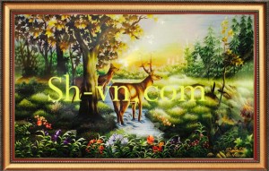 Tranh treo phòng khách 'Hạnh phúc thu về' (23) Tranh treo phòng khách 'Hạnh phúc thu về' (23)