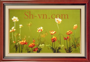 Tranh treo phòng khách 'Hoa Poppy' Tranh treo phòng khách 'Hoa Poppy'