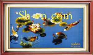 Tranh treo phòng khách 'Phú quý hữu dư (611)' Tranh treo phòng khách 'Phú quý hữu dư (611)'