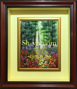 Tranh treo phòng khách 'Sắc xuân 1' (702)