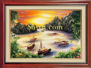 Tranh phong cảnh 'Vịnh Hạ Long'