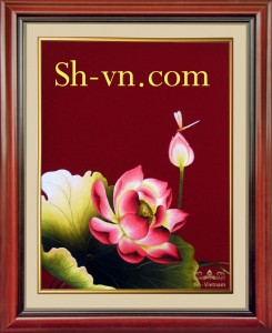 Tranh thêu hoa Sen 'Hoa Sen (14)'