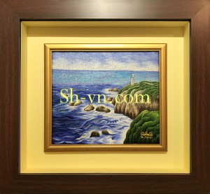 Tranh thêu tay 'Phong cảnh biển' (813) Tranh thêu tay 'Phong cảnh biển' (813)