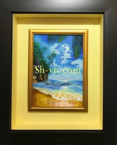 Tranh thêu quê hương 'Nha Trang ơi 1' (711) Tranh thêu quê hương 'Nha Trang ơi 1' (711)