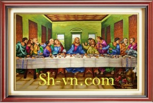 Tranh thêu tay truyền thống 'Bữa tiệc ly cuối cùng' (60)
