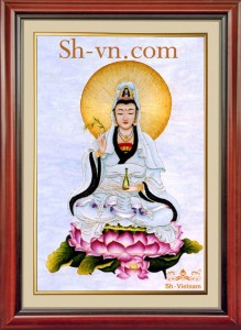 Tranh thêu tay truyền thống 'Phật Bà Quan Âm' (59)