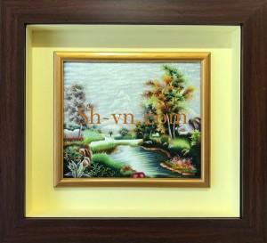 Tranh thêu tay truyền thống 'Phong cảnh 1' (708)
