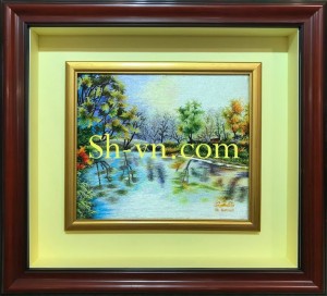 Tranh thêu tay truyền thống 'Phong cảnh 5' (810)