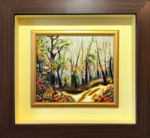 Tranh thêu tay truyền thống 'Thu về' (705)