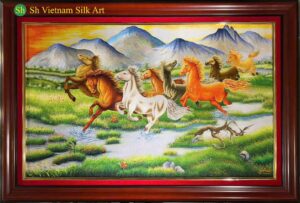Tranh Thêu Tay Quảng Ngãi 'Mã đáo thành công' tranh-theu-tay-quang-ngai (12)