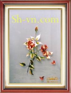 Tranh Thêu Hoa Hồng ‘Lời ngỏ’