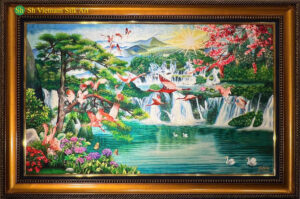 Tranh Thêu Tay Quảng Ninh 'Sơn thủy hữu tình' tranh-theu-tay-quang-ninh (14)