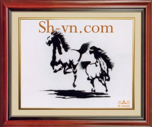 Tranh thêu tay mã đáo thành công ‘Mã đáo thành công 71’