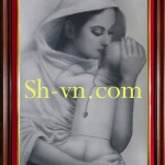 Tranh mẹ bồng con ‘Tình mẹ (6010)’