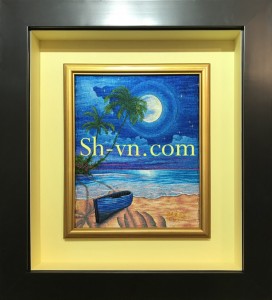 Tranh thêu tay TPHCM ‘Nha Trang ơi 4’ (816)