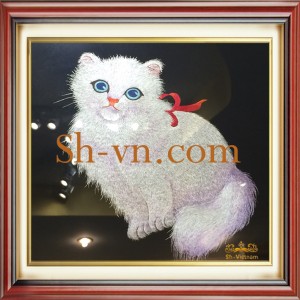 Tranh thêu tay TPHCM ‘Thú cưng 238’