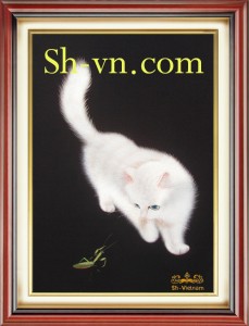 Tranh thêu tay TPHCM ‘Thú cưng 241’