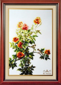 Tranh Thêu Hoa Hồng ‘Nụ tình hồng’ (2533)