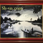 Tranh Thêu Tay Truyền Thống ‘Quê hương’ (6433)