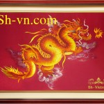 Tranh thêu phong thủy ‘Rồng Ngọc (71)’